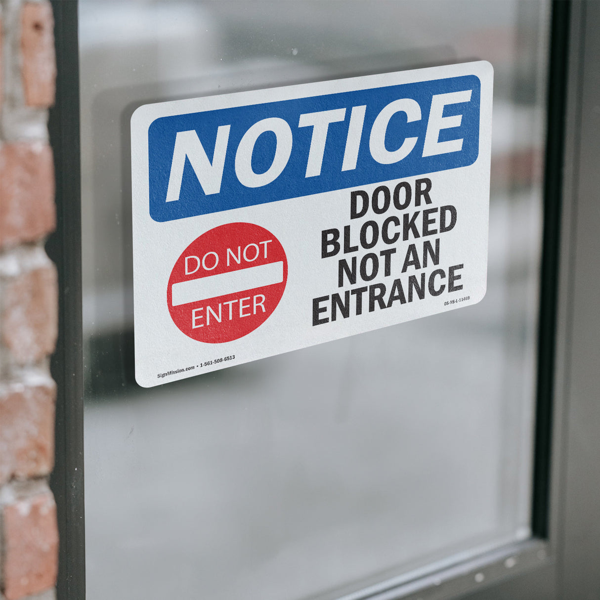 Door Blocked Not An Entrance