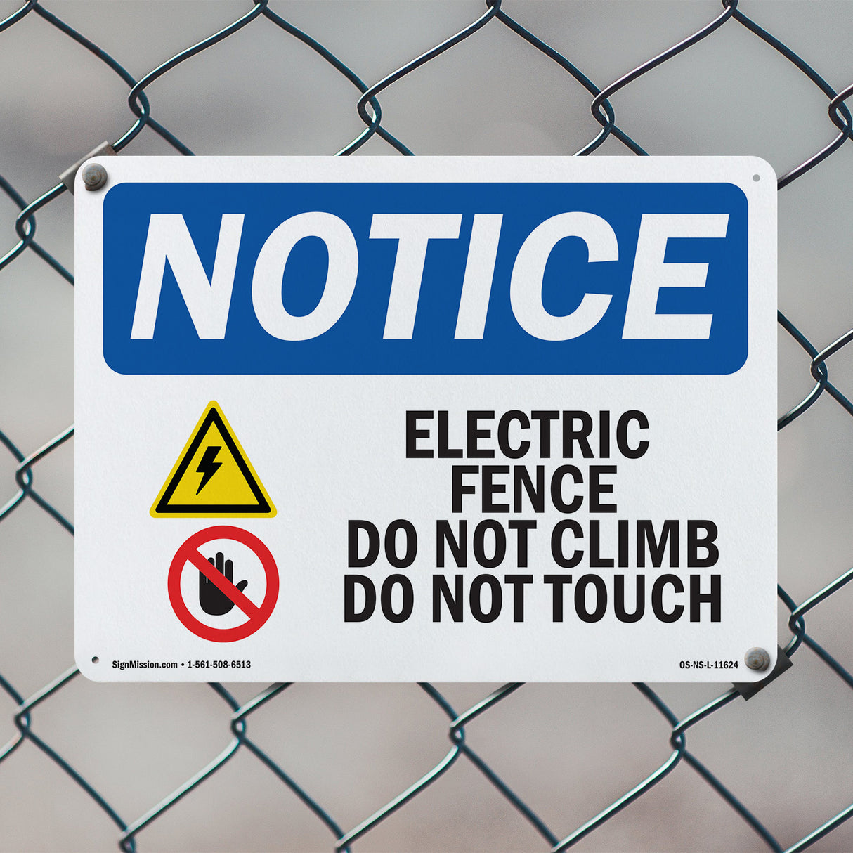 Electric Fence Do Not Climb