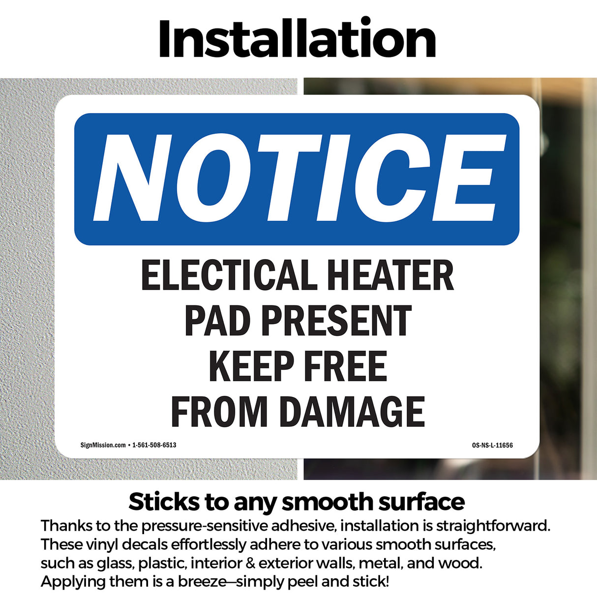 Electrical Heater Pad Present Keep Free