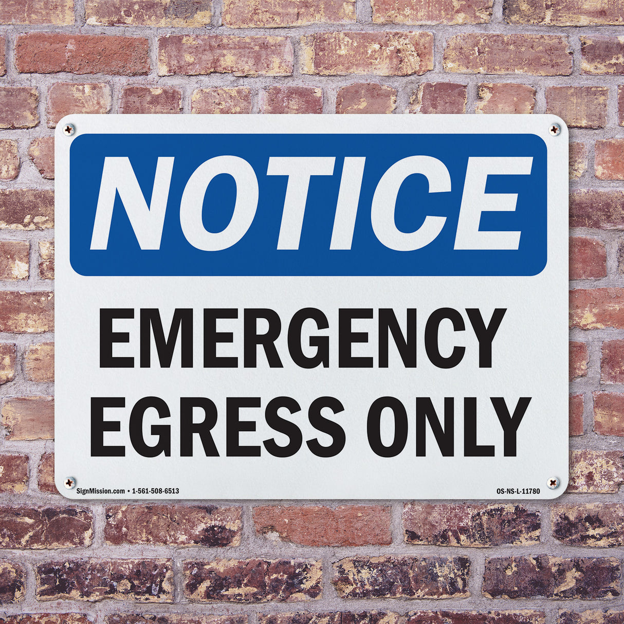Emergency Egress Only