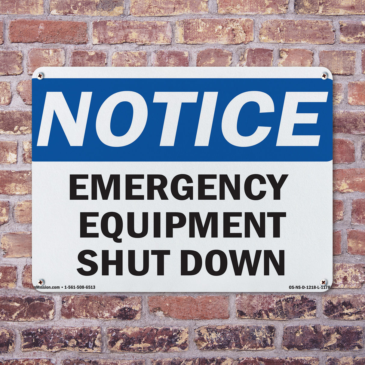 Emergency Equipment Shut Down, Off Only