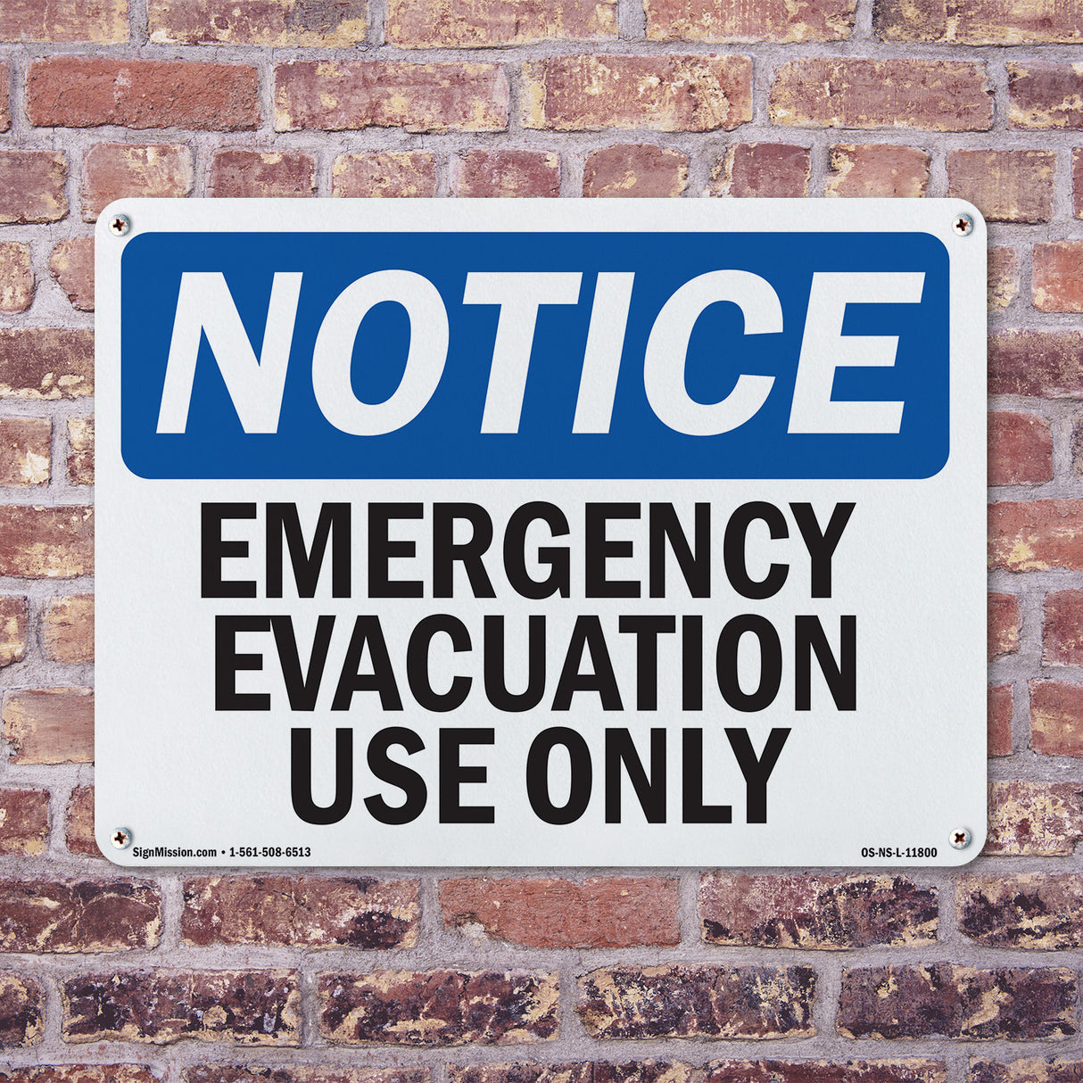 Emergency Evacuation Use Only
