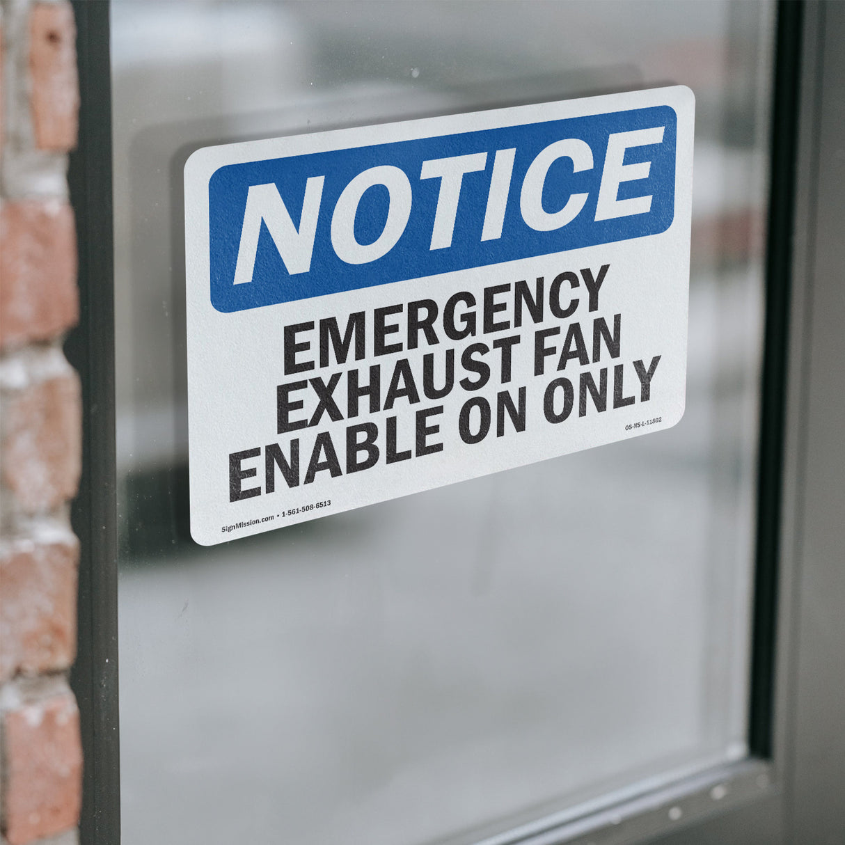 Emergency Exhaust Fan Enable, On Only