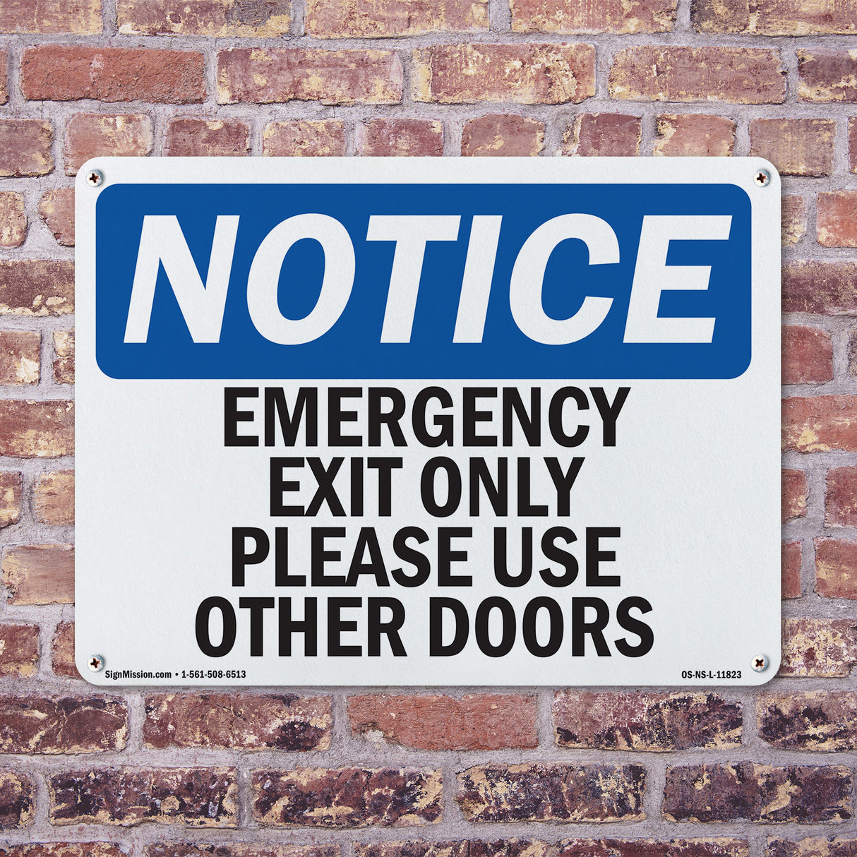 Emergency Exit Only Please Use Other Doors