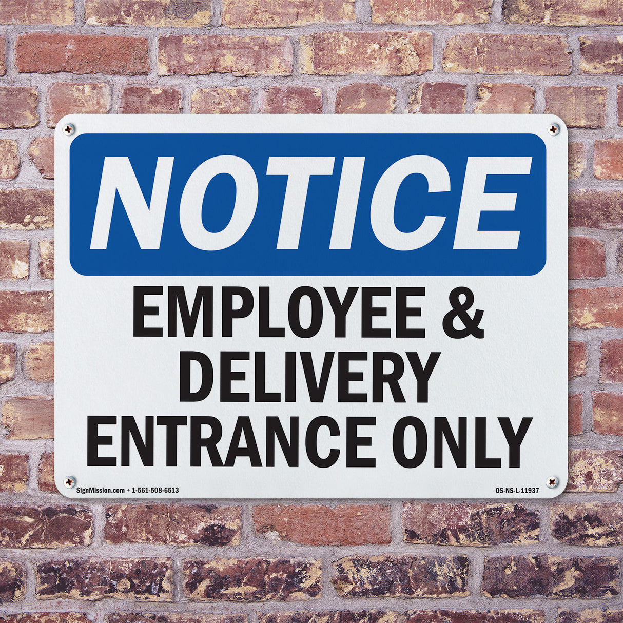 Employee And Delivery Entrance Only
