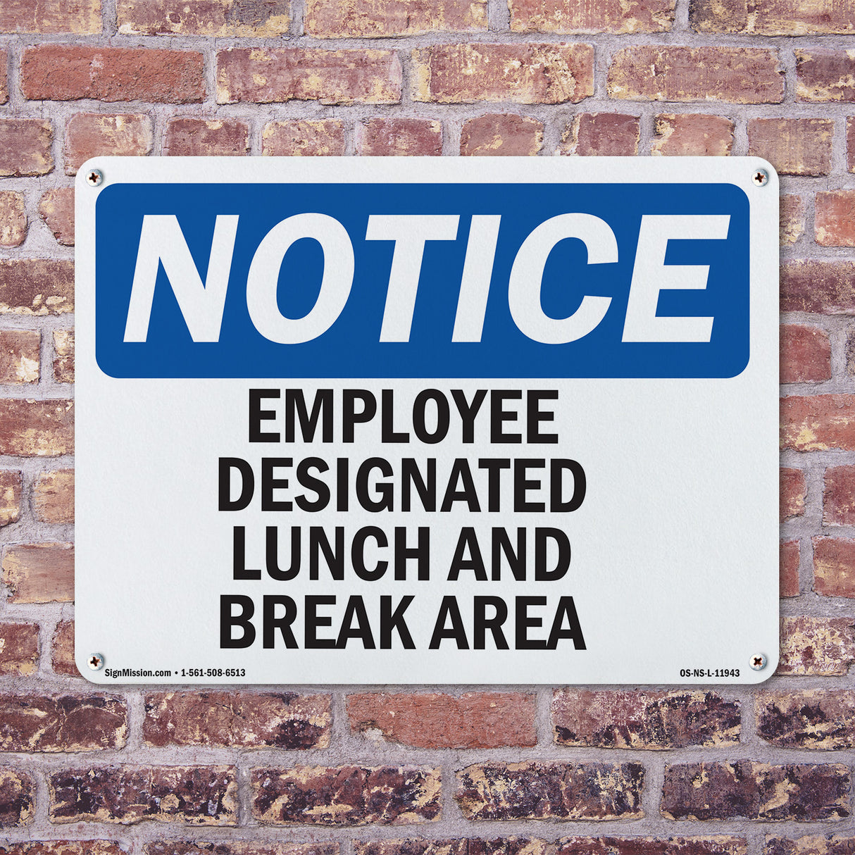 Employee Designated Lunch And Break Area