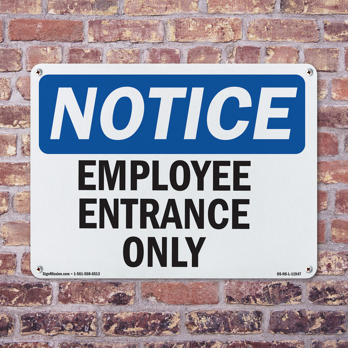 Employee Entrance Only
