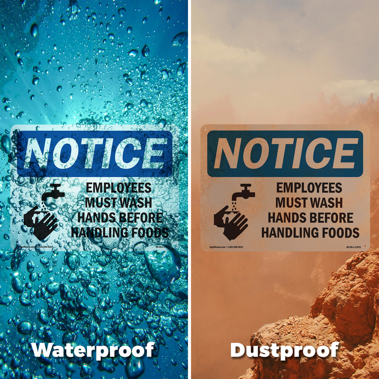 Employees Must Wash Hands Before