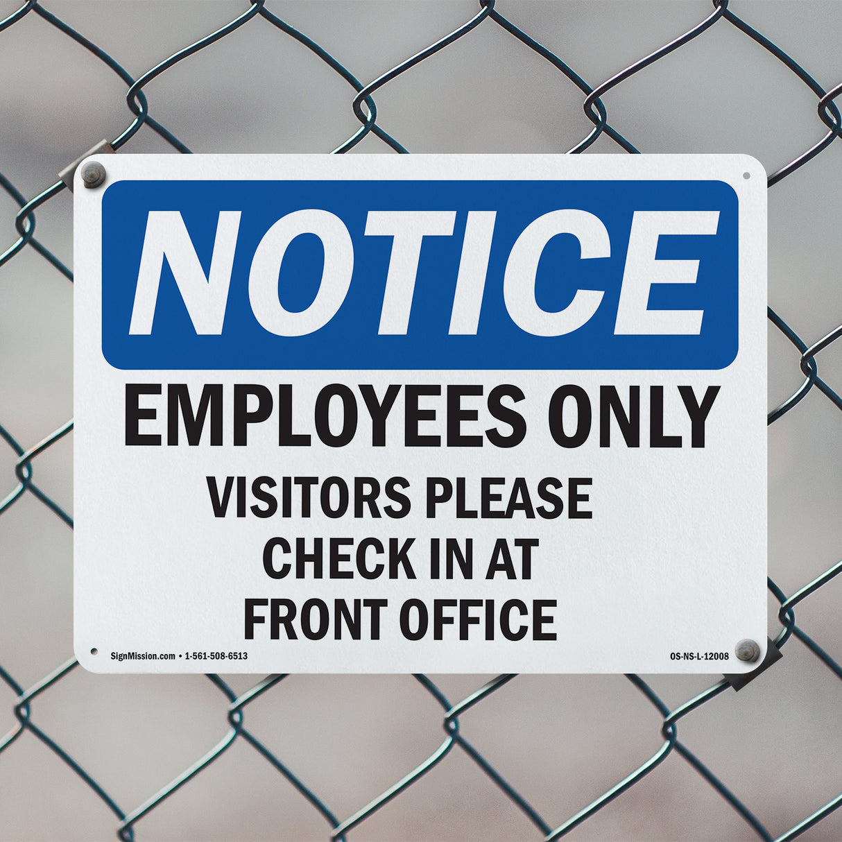 Employees Only Visitors Please Check In
