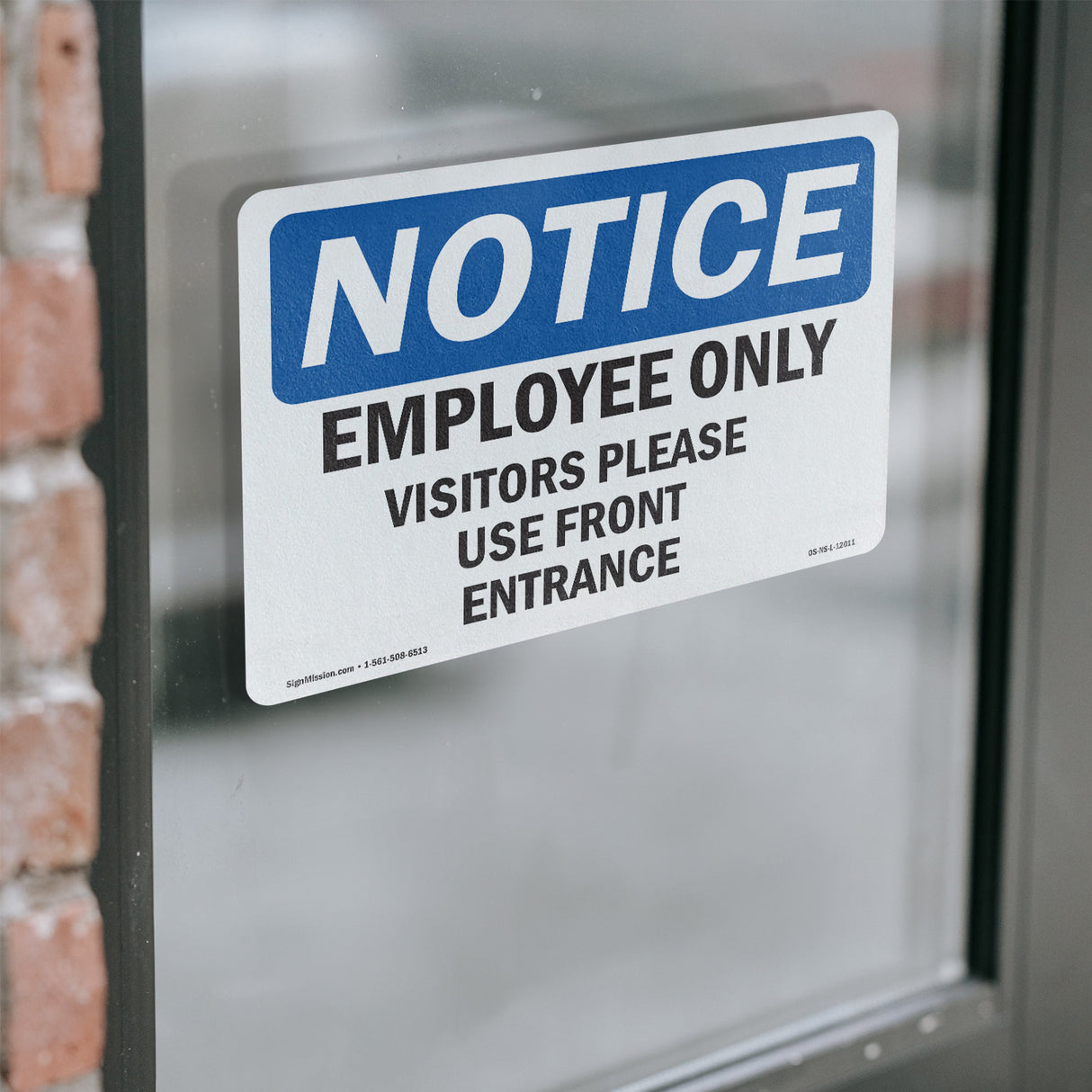 Employees Only Visitors Please Use Front Entrance