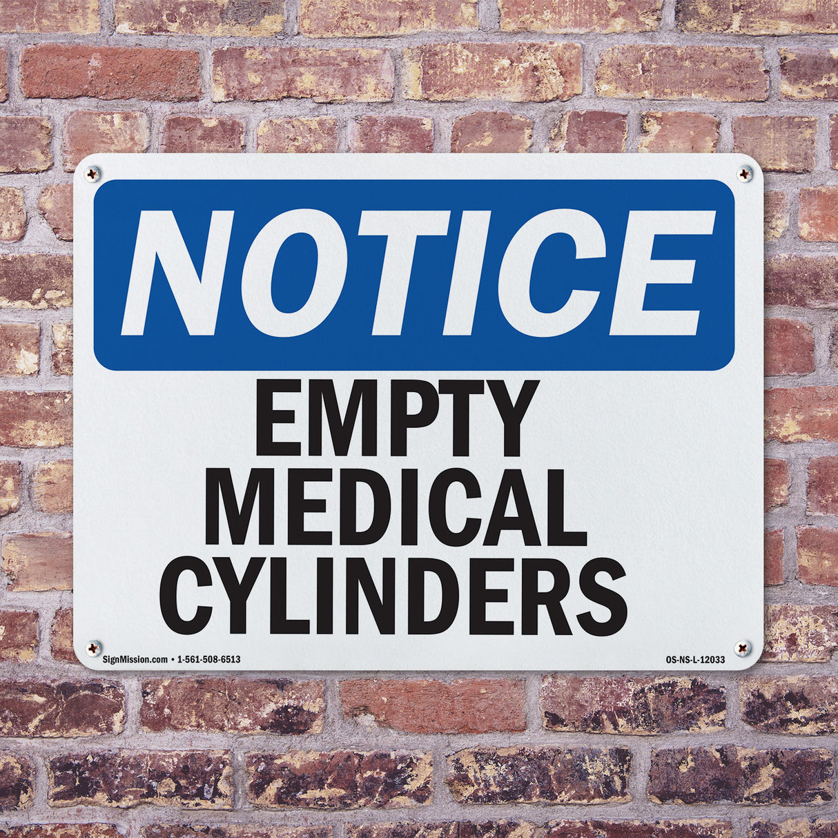 Empty Medical Cylinders