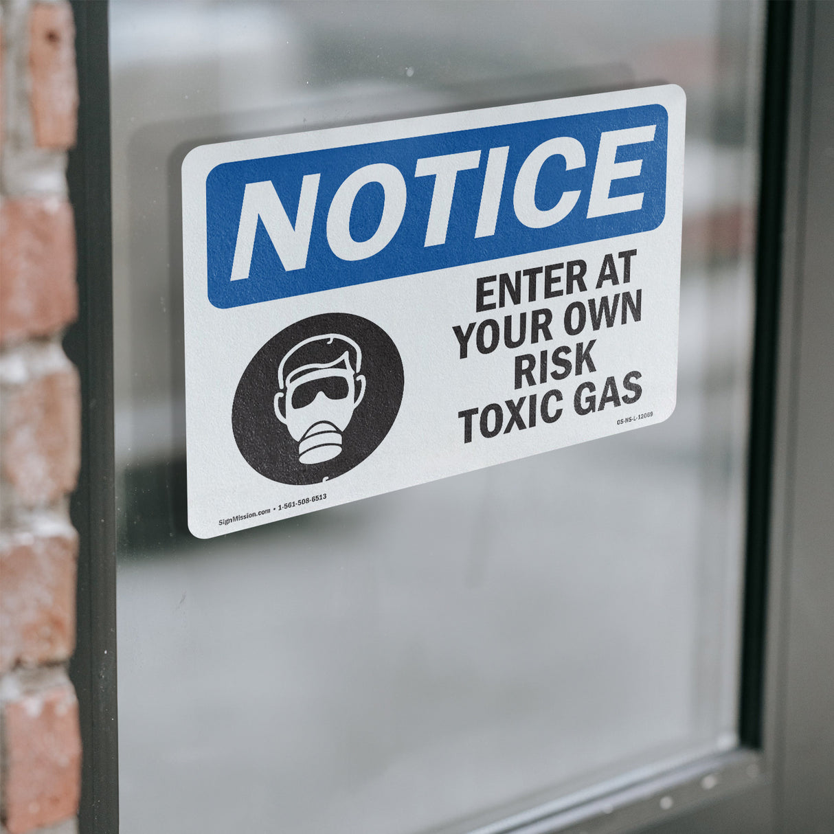 Enter At Your Own Risk Toxic Gases