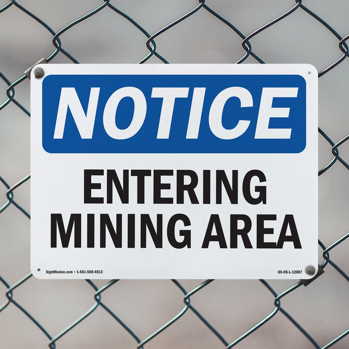 Entering Mining Area