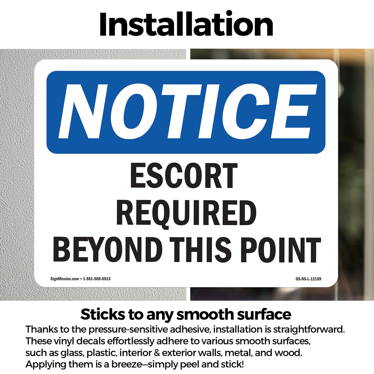 Escort Required Beyond This Point