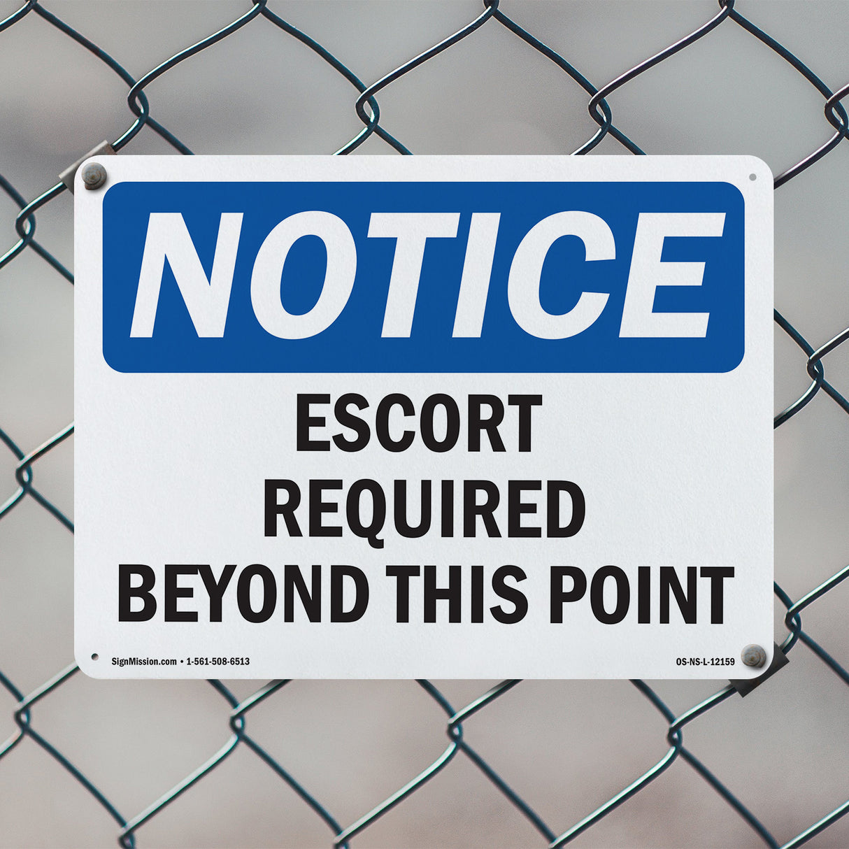 Escort Required Beyond This Point