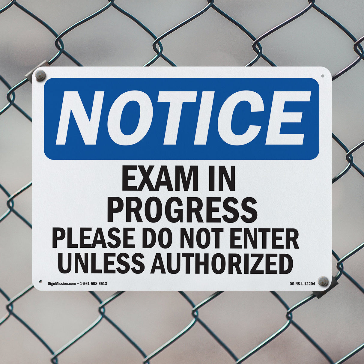 Exam In Progress Please Do Not Enter Unless