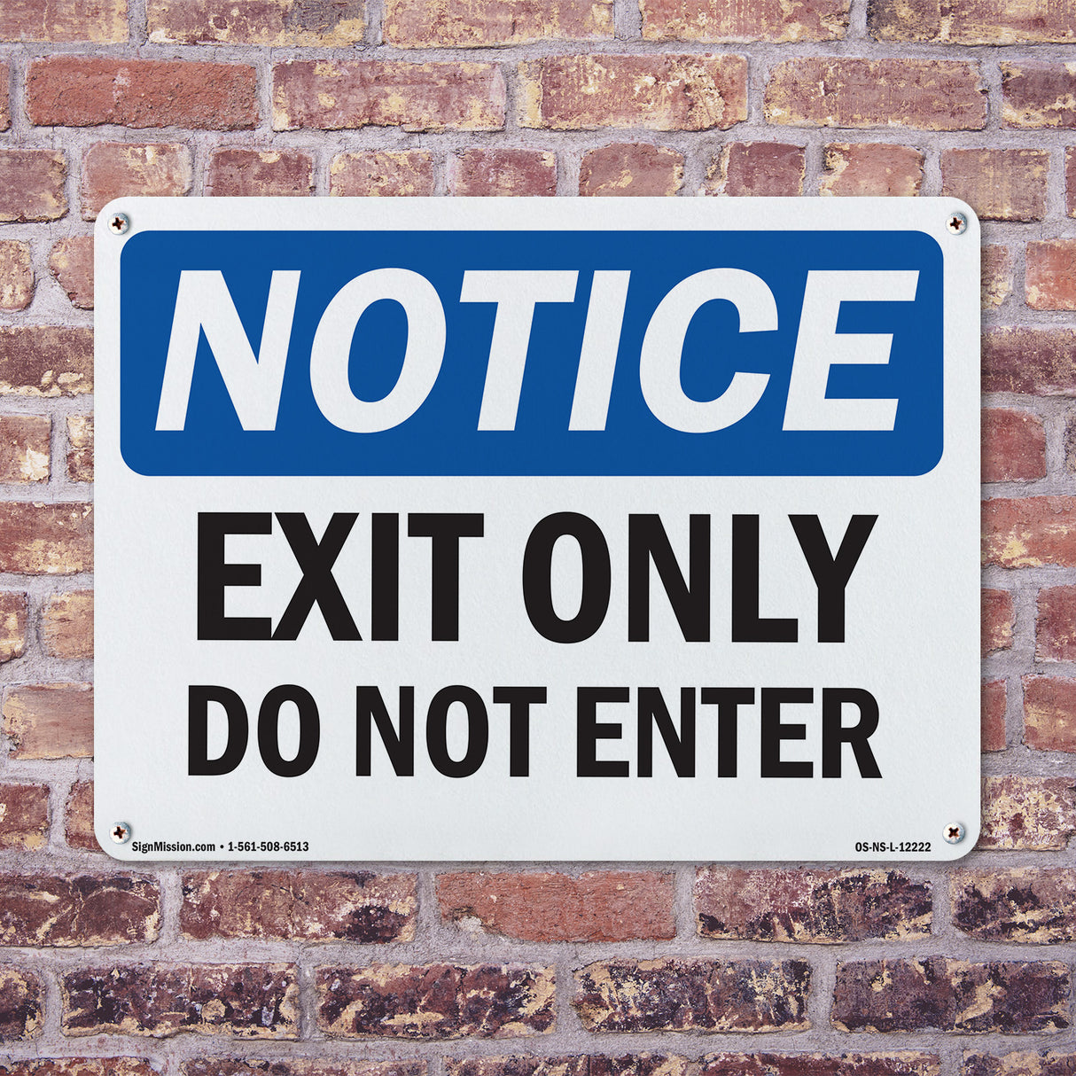 Exit Only Do Not Enter