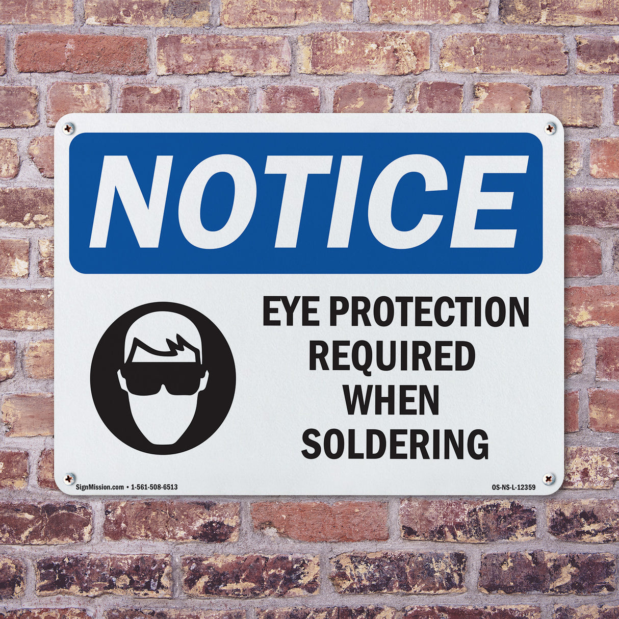 Eye Protection Required When Soldering