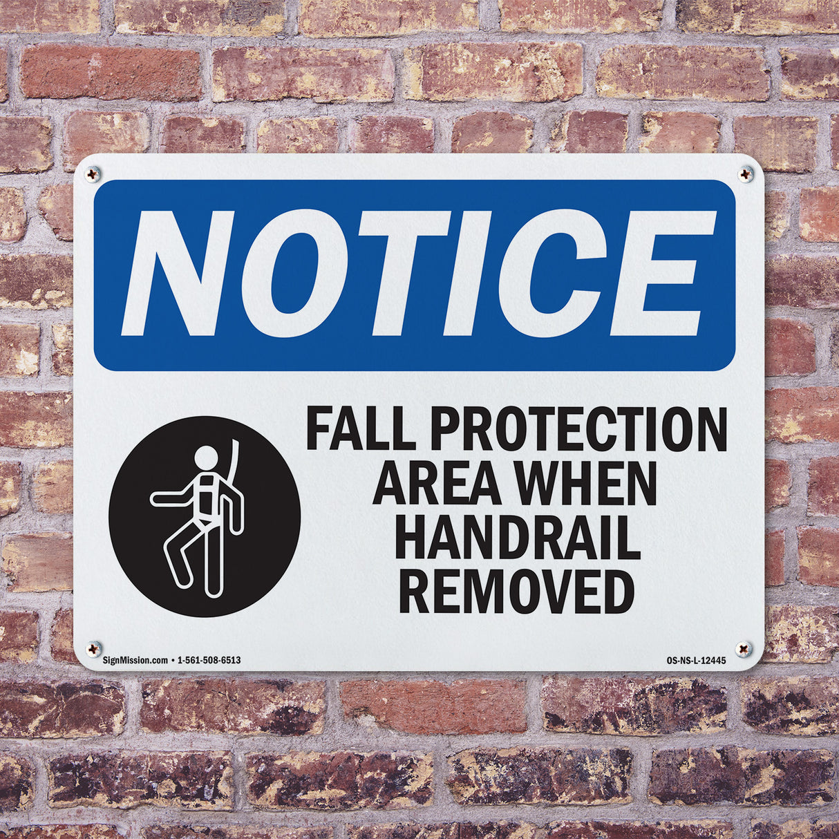 Fall Protection Area When Handrail