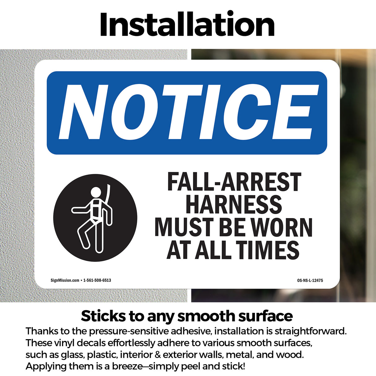 Fall-Arrest Harness Must Be