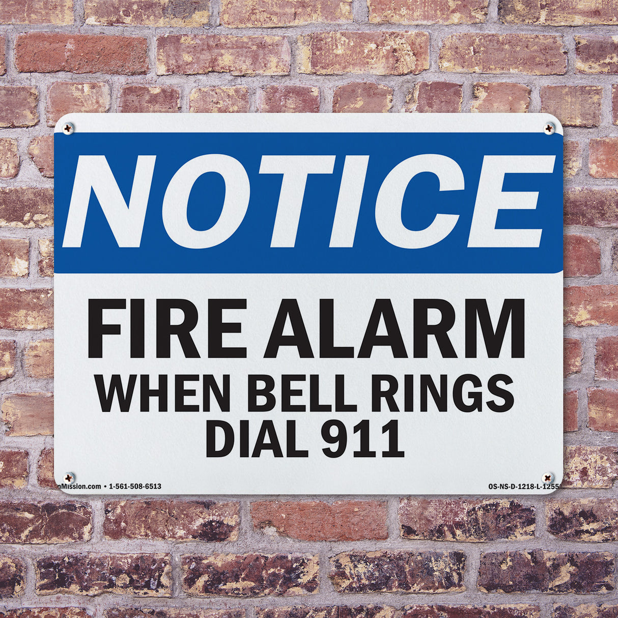 Fire Alarm When Bell Rings Dial 911
