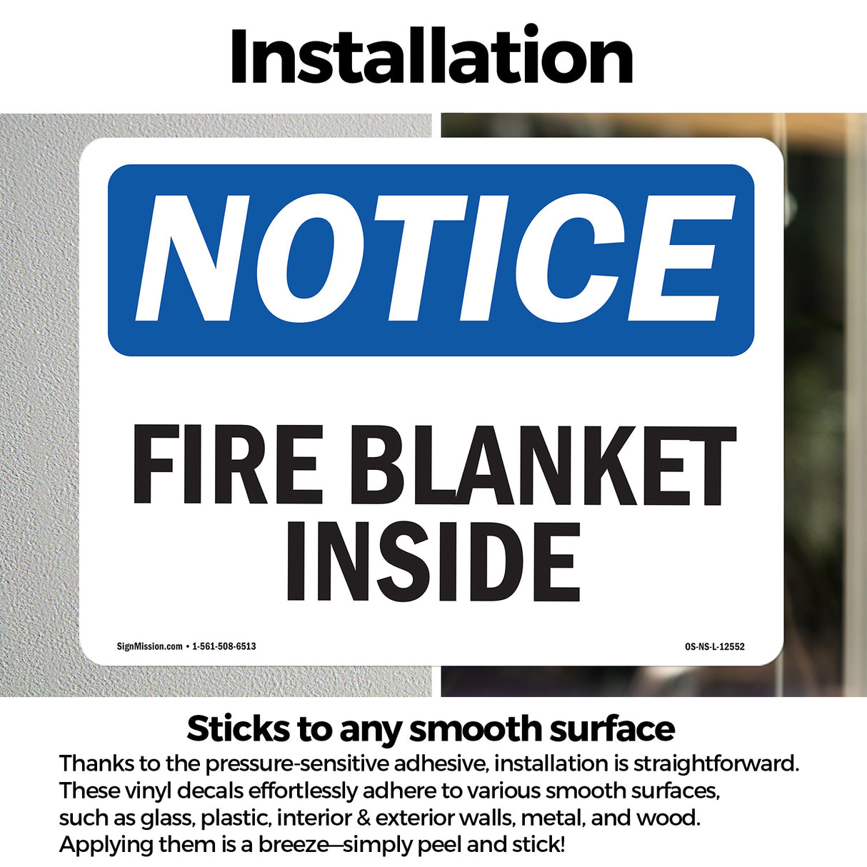 Fire Blanket Inside
