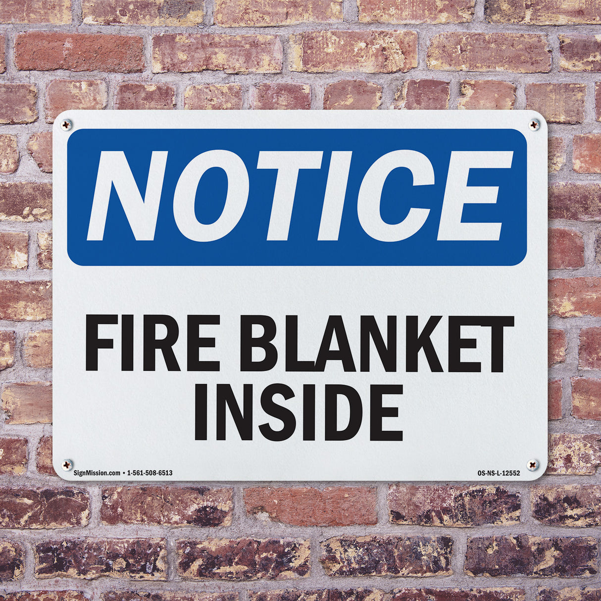 Fire Blanket Inside