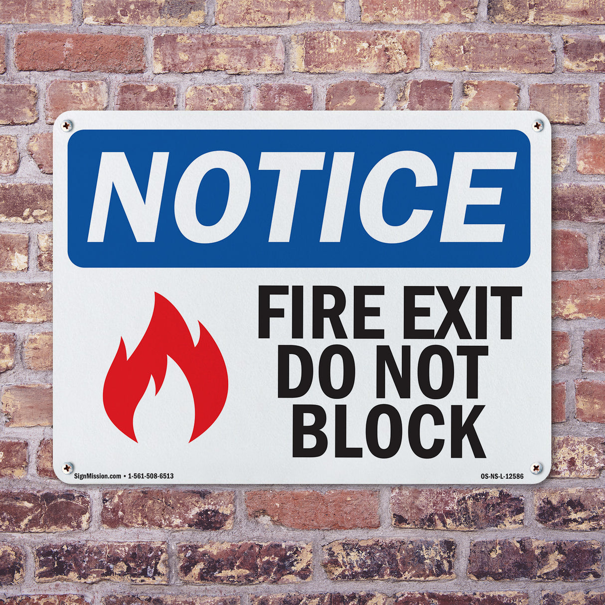 Fire Exit Do Not Block