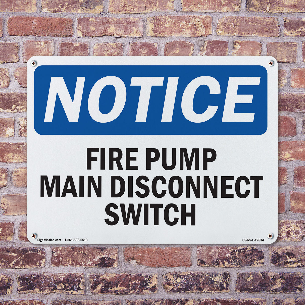 Fire Pump Main Disconnect Switch
