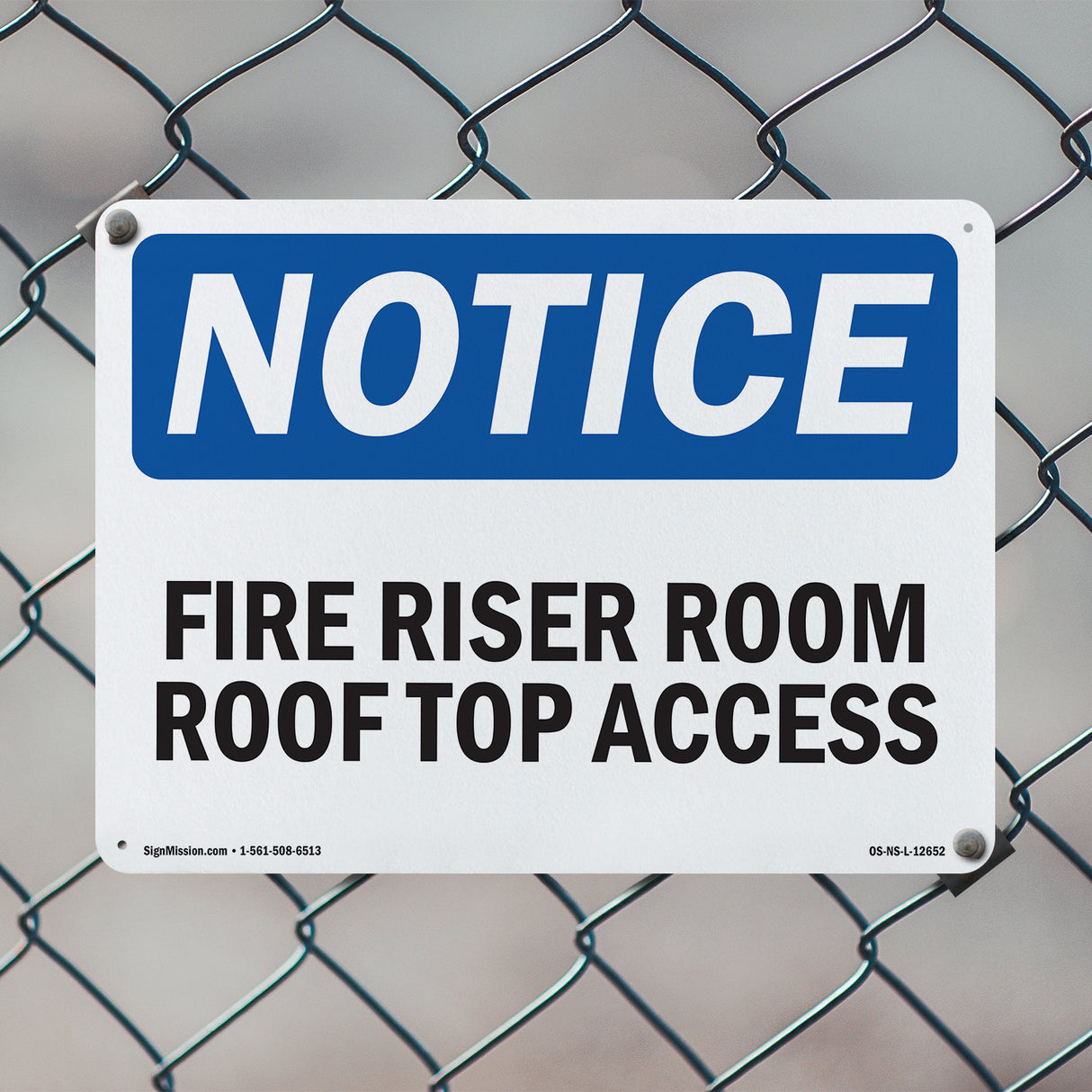 Fire Riser Room Roof Top Access