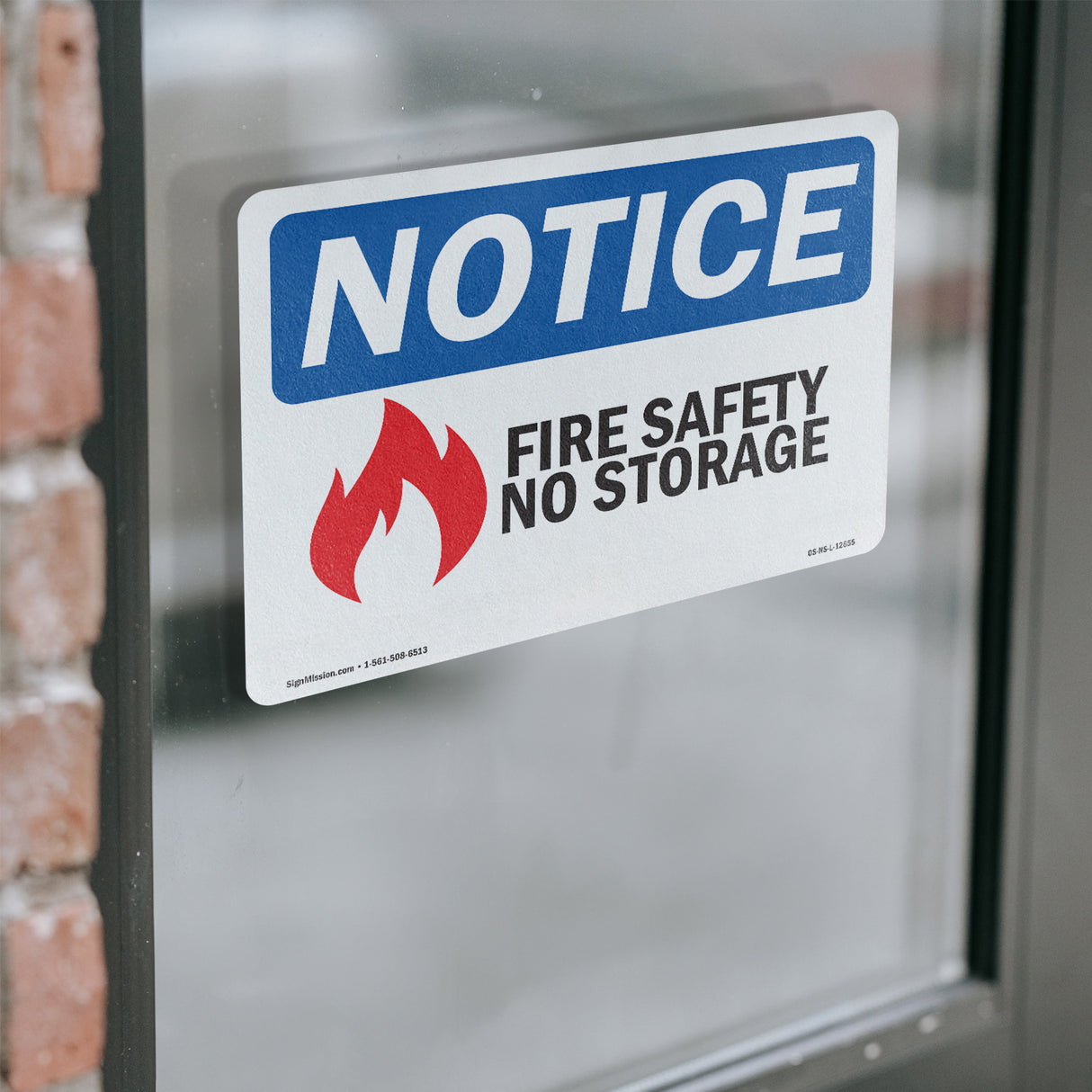 Fire Safety No Storage