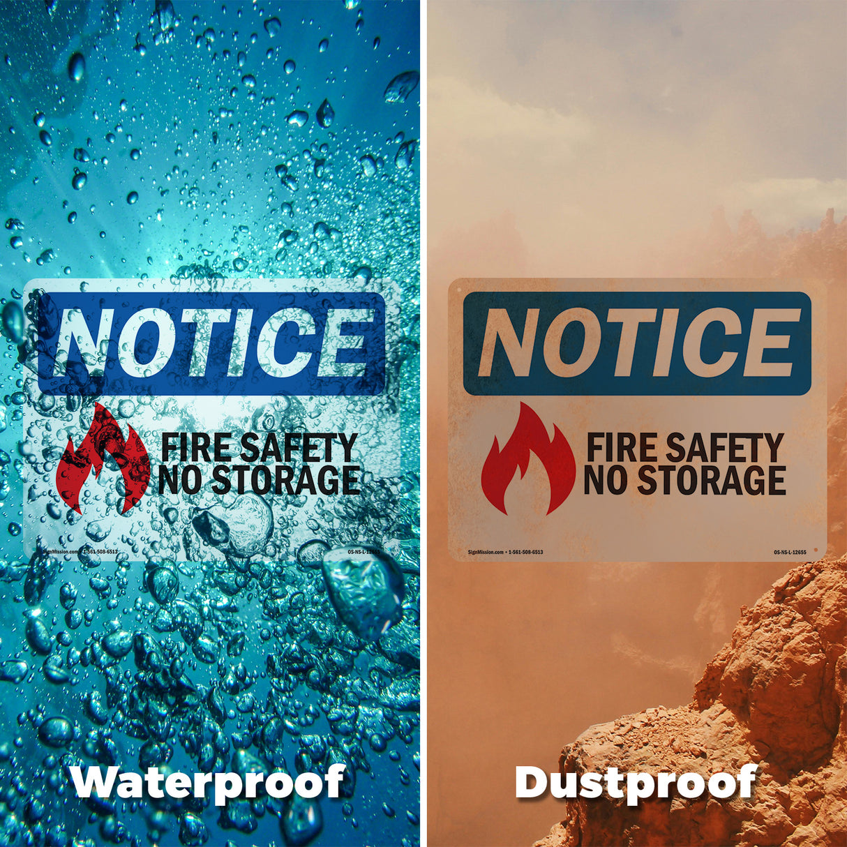 Fire Safety No Storage