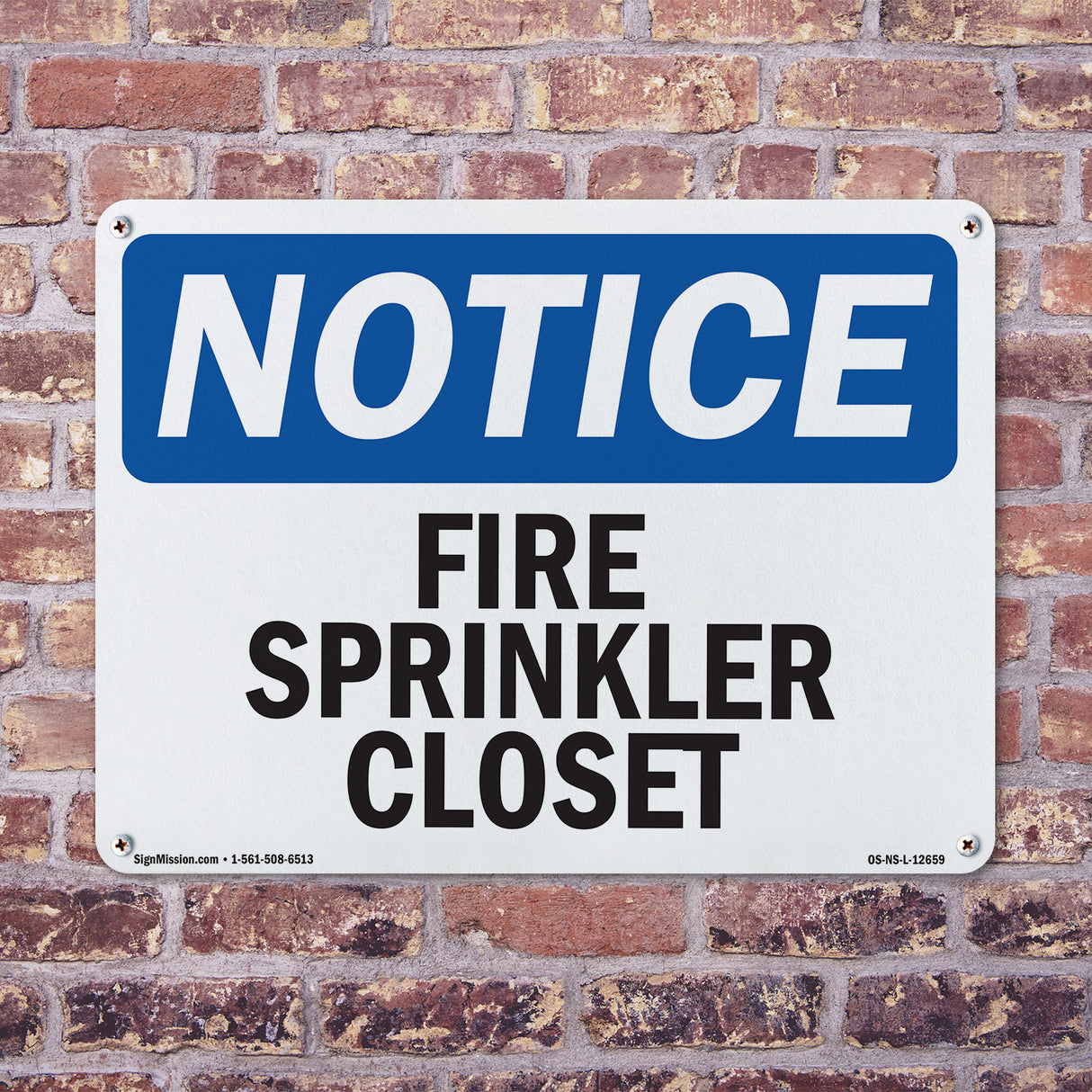 Fire Sprinkler Closet