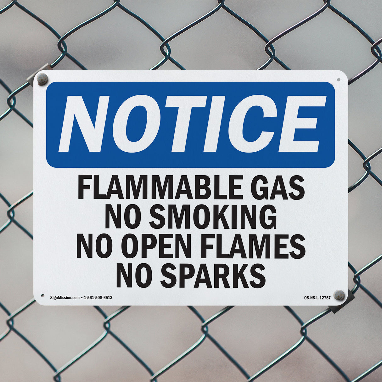 Flammable Gas No Smoking No Open Flames No Sparks