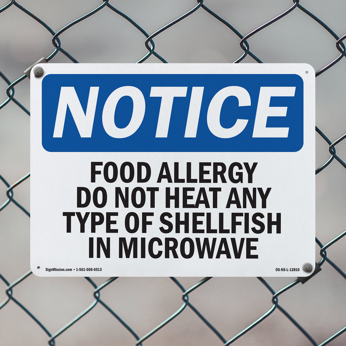 Food Allergy Do Not Heat Any Type Of Shellfish