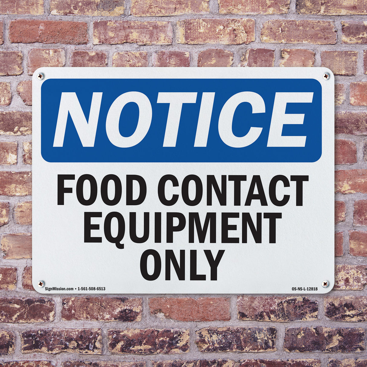 Food Contact Equipment Only