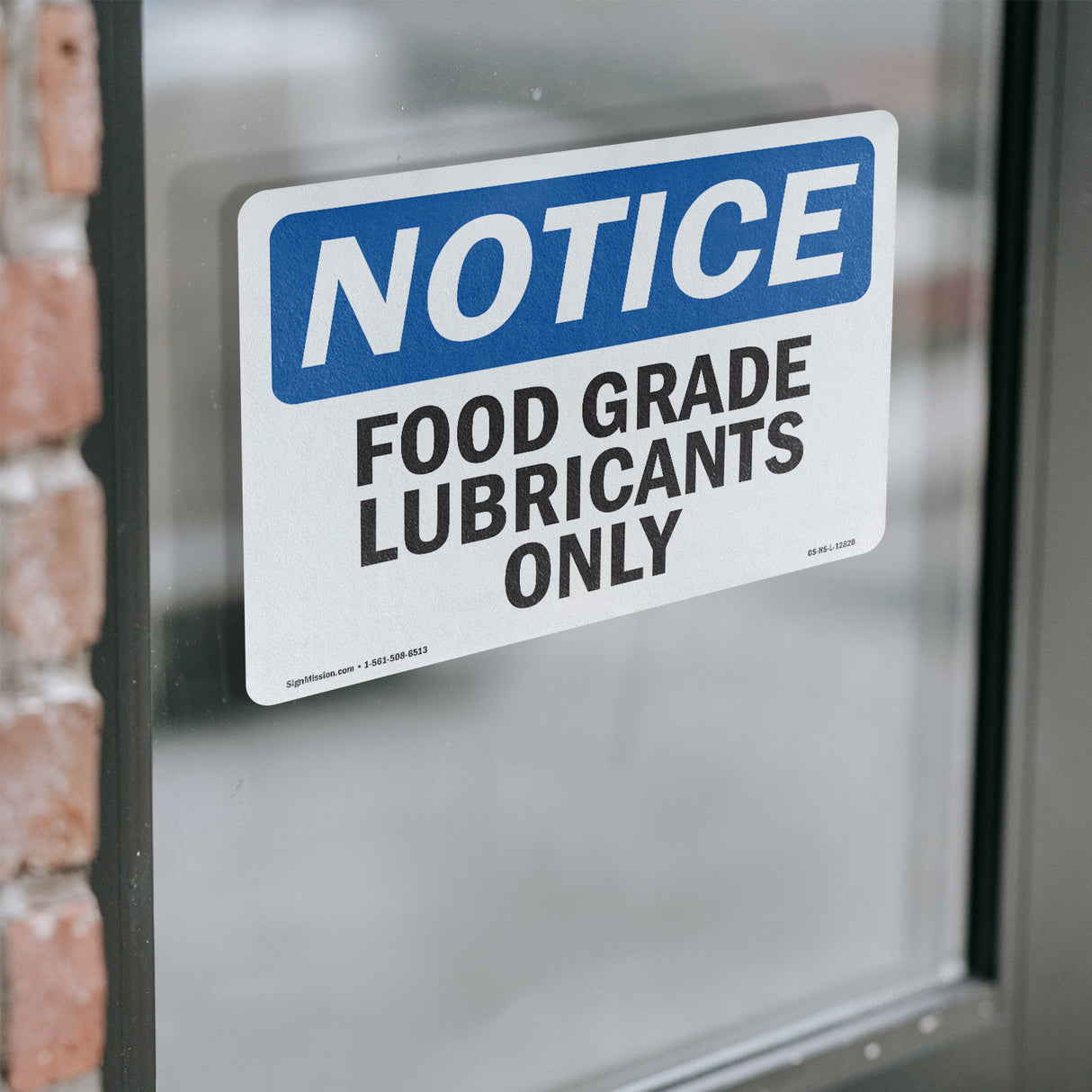 Food Grade Lubricants Only