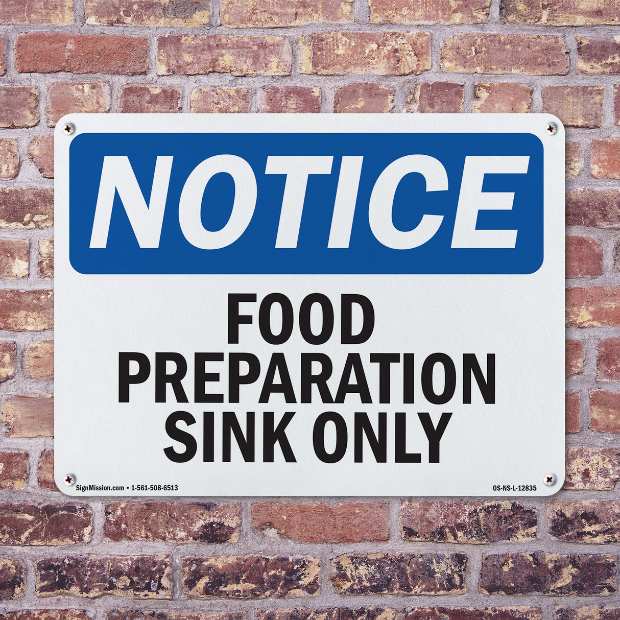 Food Preparation Sink Only