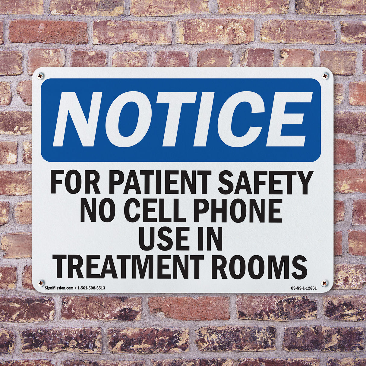 For Patient Safety No Cell Phone