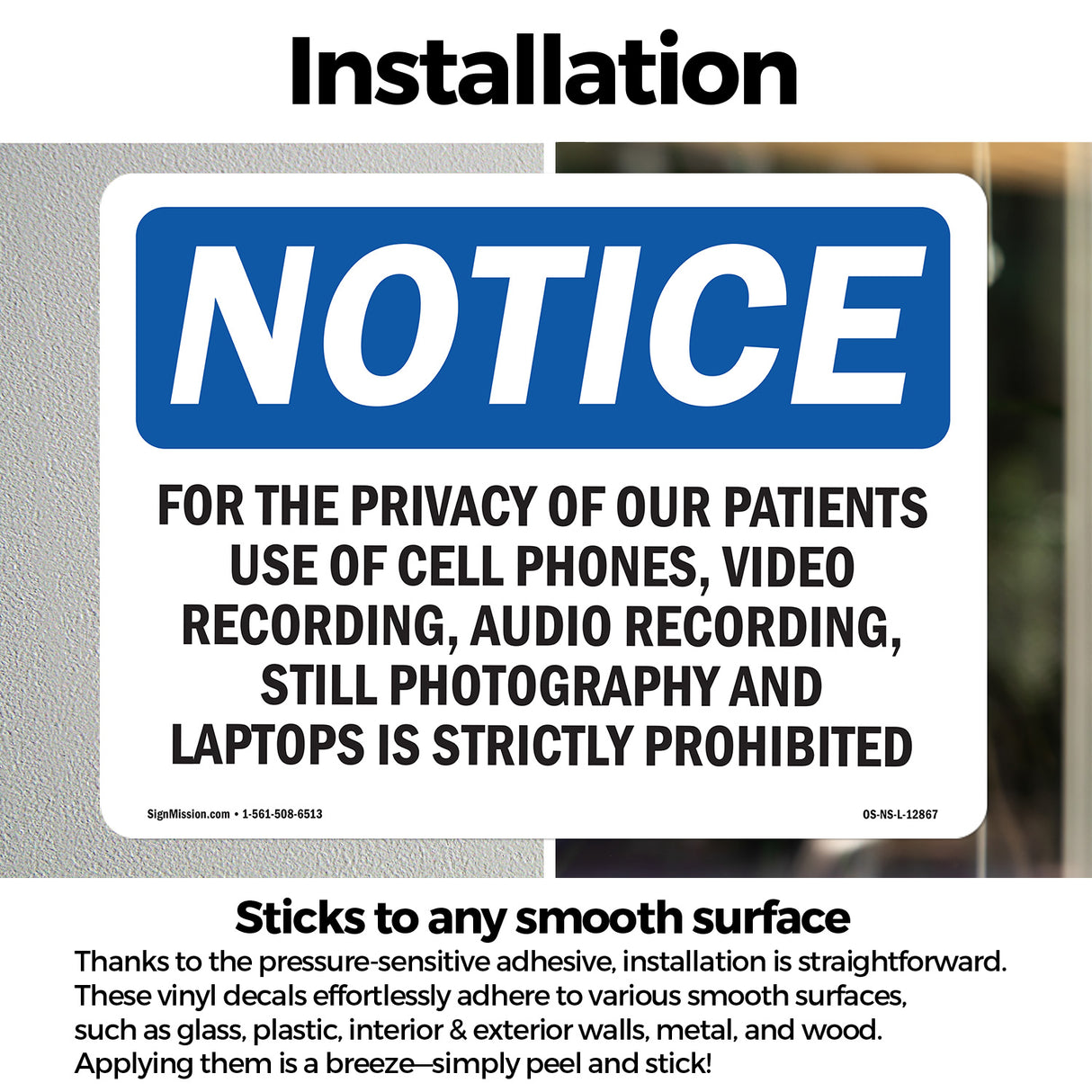 For The Privacy Of Our Patients