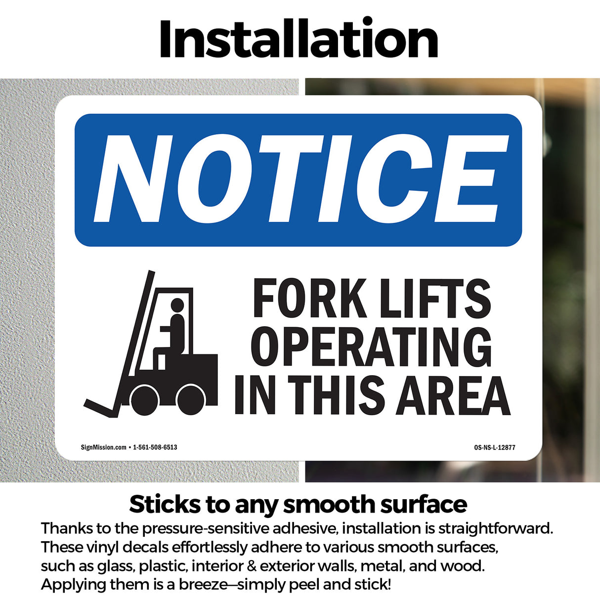 Fork Lifts Operating In This Area