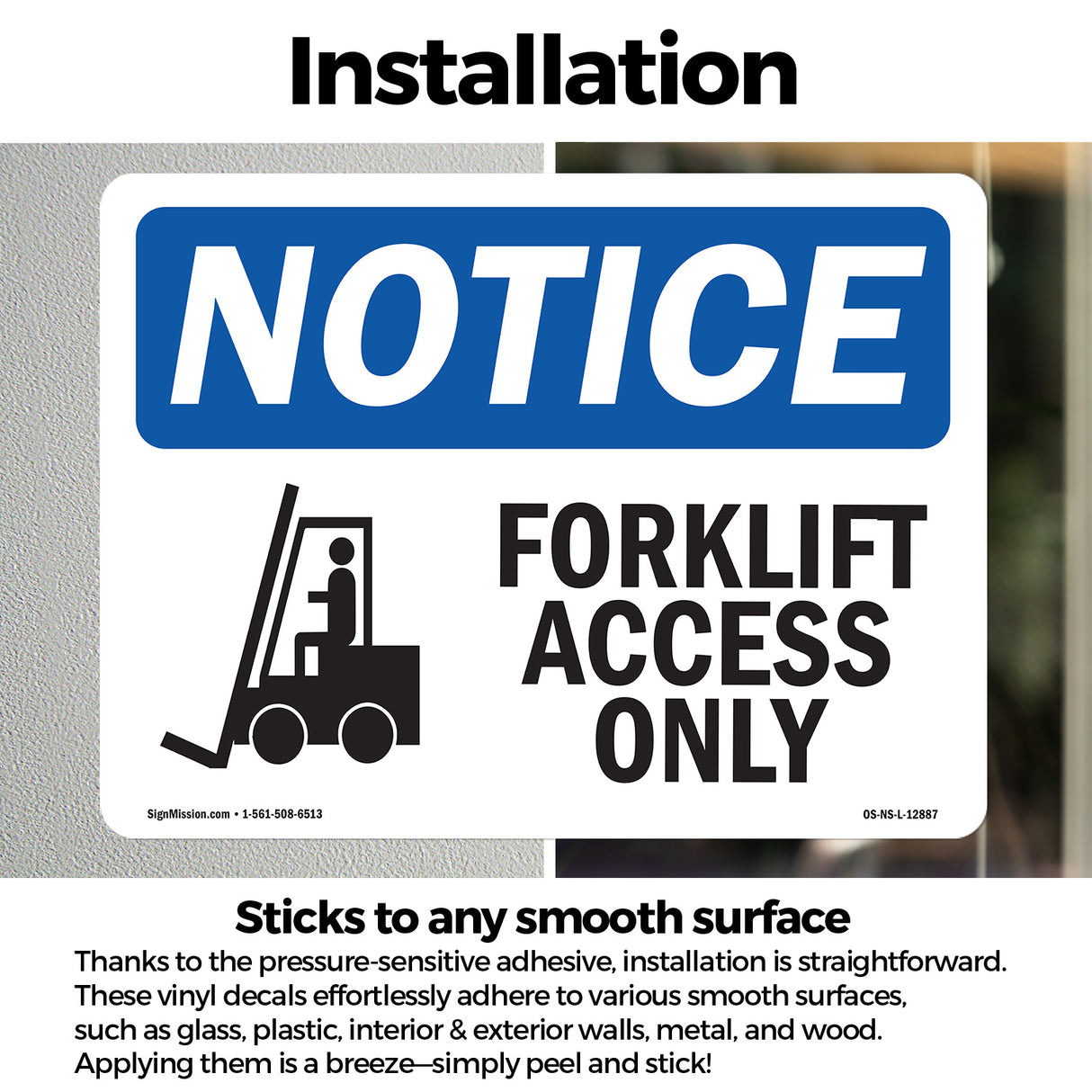 Forklift Access Only