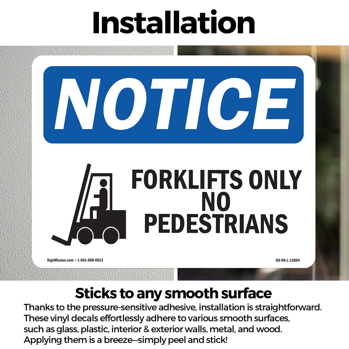 Forklifts Only No Pedestrians