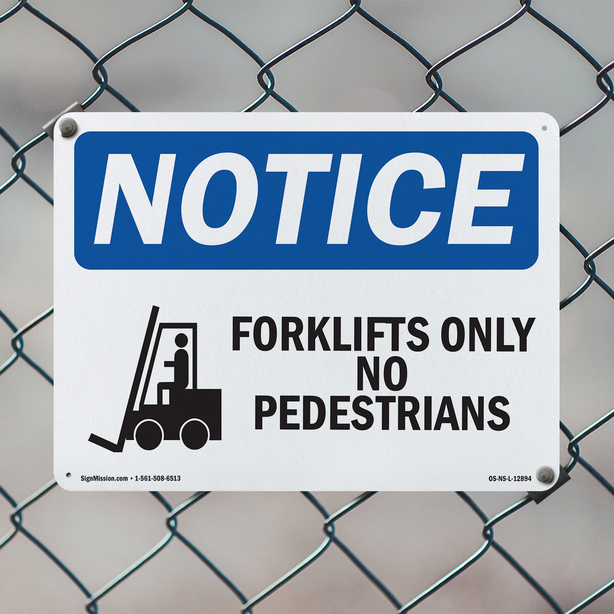 Forklifts Only No Pedestrians