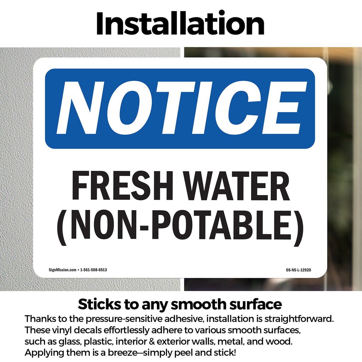 Fresh Water (Non-Potable)