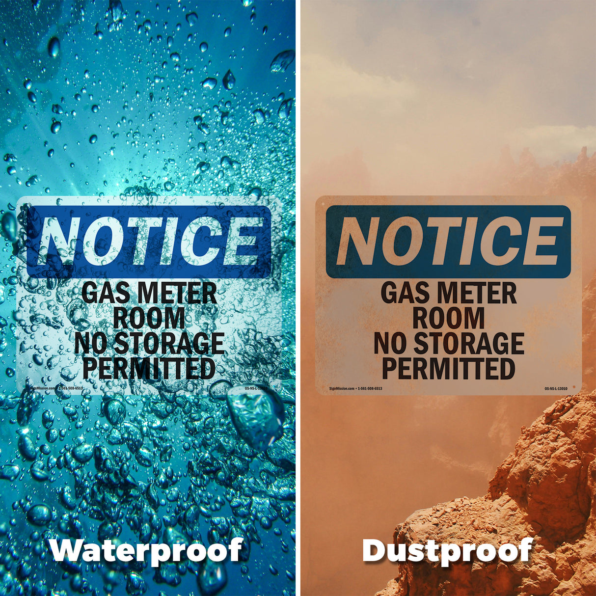 Gas Meter Room No Storage Permitted
