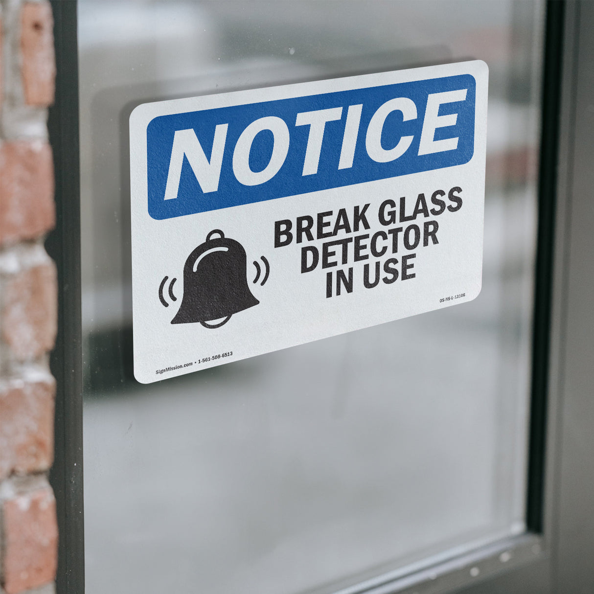 Glass Break Detector In Use