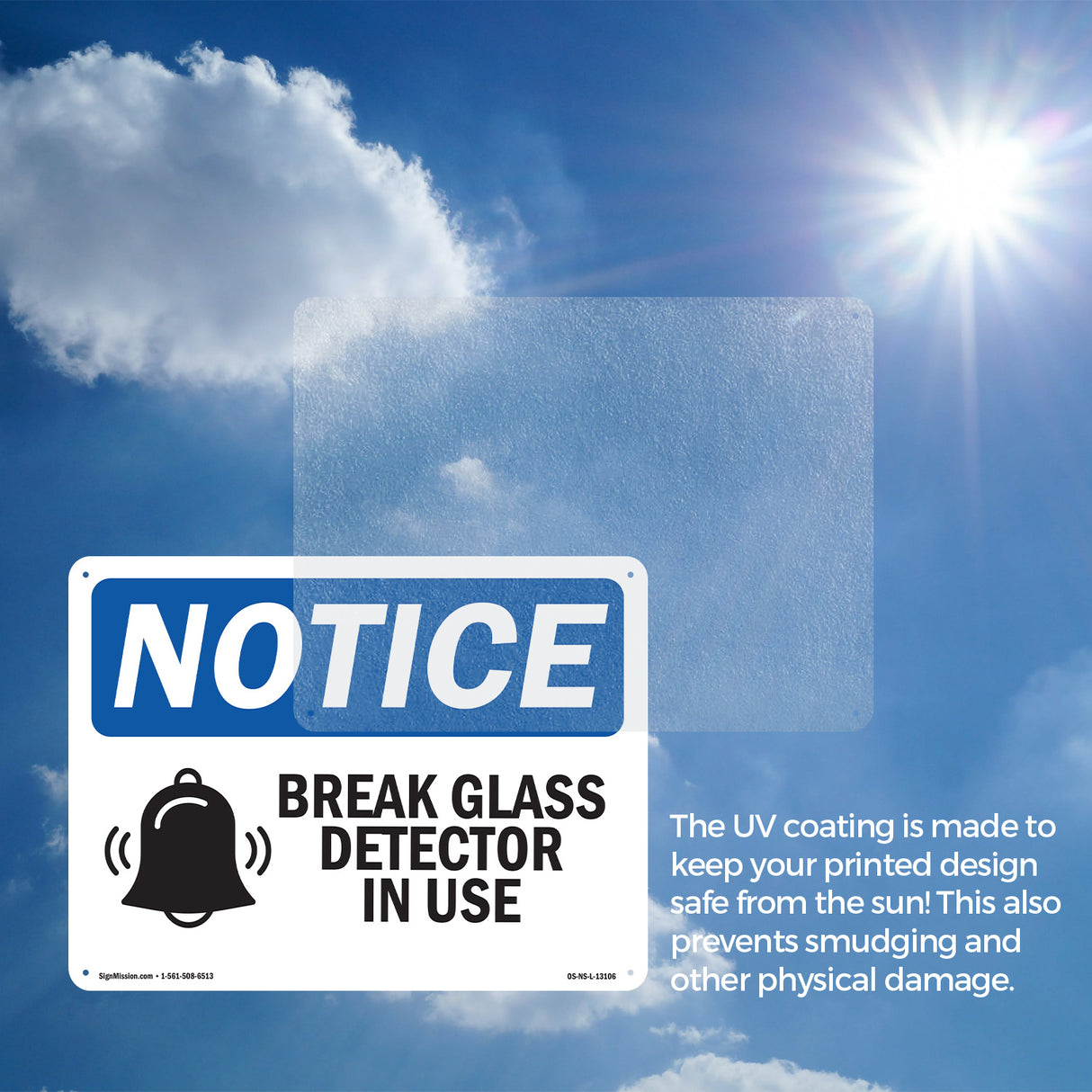 Glass Break Detector In Use