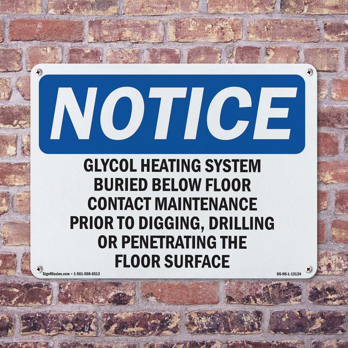 Glycol Heating System Buried Below Floor