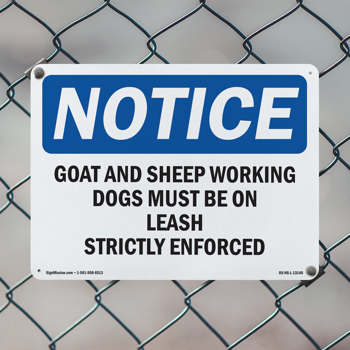 Goat & Sheep Working Dogs Must Be On Leash